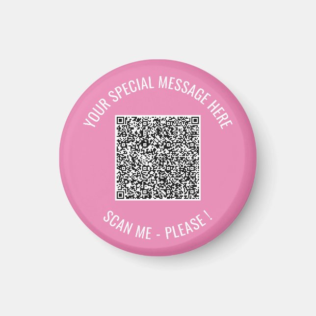 QR Code Ihr spezielles Werbegeschenk für Überrasch Magnet (Vorne)