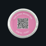 QR-Code Ihr spezielles Werbegeschenk Ring<br><div class="desc">Wählen Sie Farben und Schriftart - Ihre spezielle QR-Code-Info und Personalisiertes Geschenk für den benutzerdefinierten Text - Hinzufügen Ihres QR-Codes - Bild oder Logo - Foto / Text - Name oder andere Informationen / Nachricht - Neu vergrössern und verschieben oder entfernen / Elemente hinzufügen - Bild / Text mit Anpassungstool....</div>