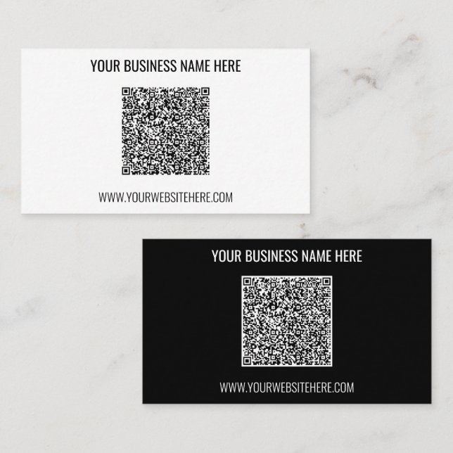 QR Code Ihre Berufliche Visitenkarte (Vorne/Hinten)