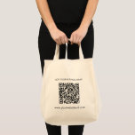 QR-Code Ihrer Business-Website hinzufügen Tragetasche<br><div class="desc">Fügen Sie Ihre Website-URL und Ihren Firmennamen hinzu,  indem Sie auf den Knopf "Personalisieren" klicken. Ein einzigartiger QR-Code wird automatisch für Sie generiert,  wenn Sie Ihre Webadresse in das QR-Codefeld einfügen.</div>