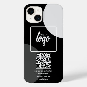 QR-Code Ihres Unternehmens und Text Case-Mate iPhone 14 Hülle