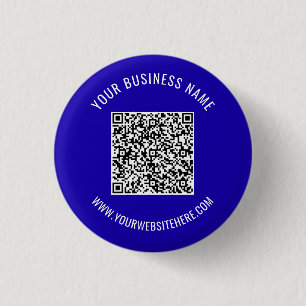 QR-Code-Info-Name und Website-Werbe-Button Button
