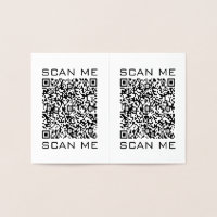 QR-Code-Info Scannen Ich Text Ihr modernes Design