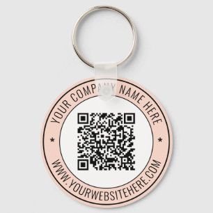 QR-Code-Info Text Schlüsselanhänger Werbeunternehm