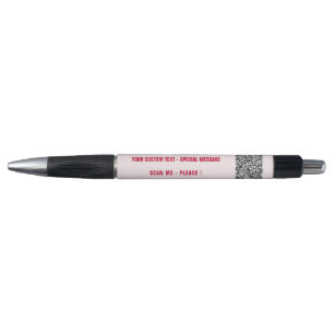 QR Code Info Texte personnalisé Stylo promotionnel