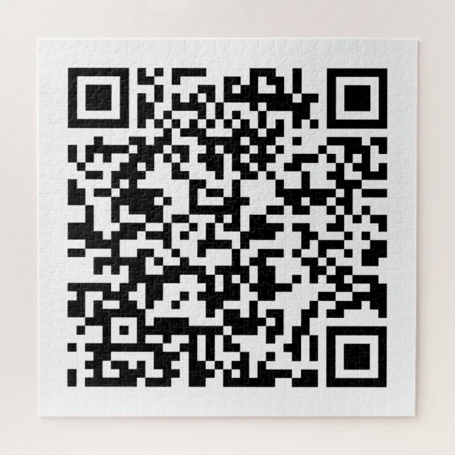 QR Code Jigsaw Puzzle - Ajouter votre adresse Web  (Horizontal)