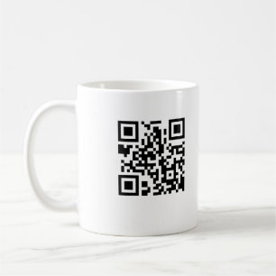 QR Code-Kaffee-Tasse Kaffeetasse