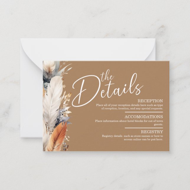 QR-Code-Karte Mitteilungskarte (Vorderseite)