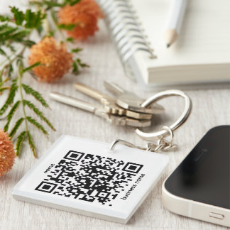 QR Code Keychain Schlüsselanhänger