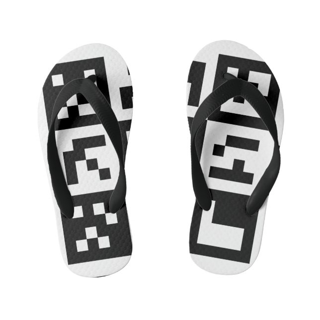 qr Code Kinderbadesandalen (Fußbett)