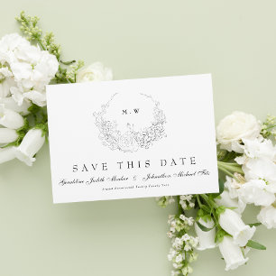 QR-Code - Klassische Eleganz eines FOTOS   Subtile Save The Date