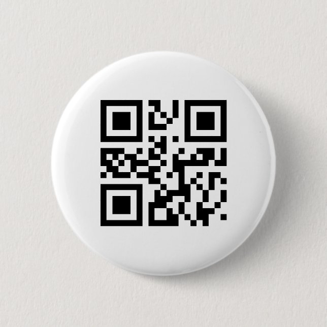 QR Code-Knopf-Schablone Button (Vorderseite)