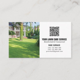 QR-Code Lawinenservice-Visitenkarte mit Fotos Visitenkarte