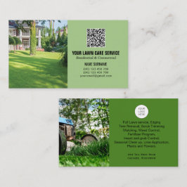 QR-Code Lawinenservice-Visitenkarte mit Fotos Visitenkarte