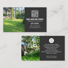 QR-Code Lawinenservice-Visitenkarte mit Fotos Visitenkarte