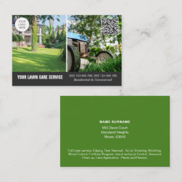 QR-Code Lawinenservice-Visitenkarte mit Fotos Visitenkarte