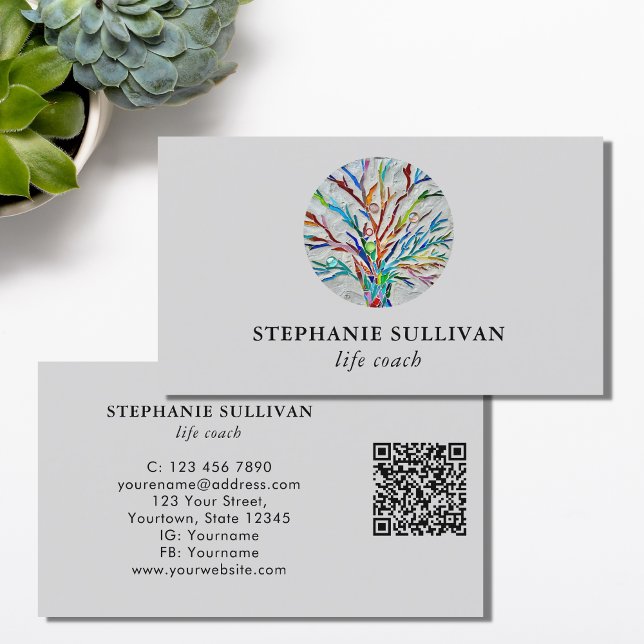 QR Code Life Coach Visitenkarte (Von Creator hochgeladen)