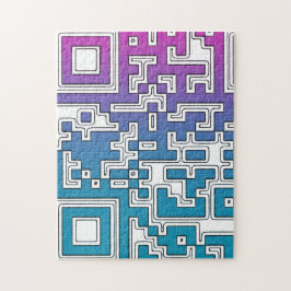 QR-Code - Lila Blau