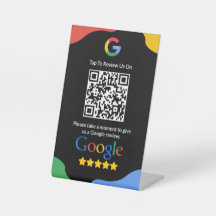 QR-Code Link Black Google Review
