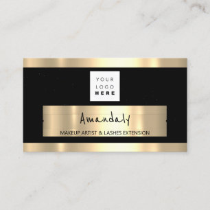 QR-CODE-Logo schwarz Visitenkarte