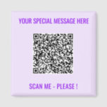 QR Code Magnet Geschenk mit benutzerdefiniertem Te<br><div class="desc">Wählen Sie Farben und Schriftart - Magnet mit Ihren speziellen QR-Code-Info und Personalisierten benutzerdefinierten Text-Magnete Geschenk - Hinzufügen Sie Ihren QR-Code - Bild oder Logo - Foto / Text - Name oder andere Informationen / Nachricht - Neu vergrössern und verschieben oder entfernen / Elemente hinzufügen - Bild / Text mit...</div>