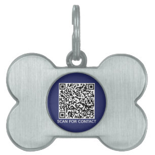 QR Code Marine scannable kontaktlose Kontaktinform Tiermarke