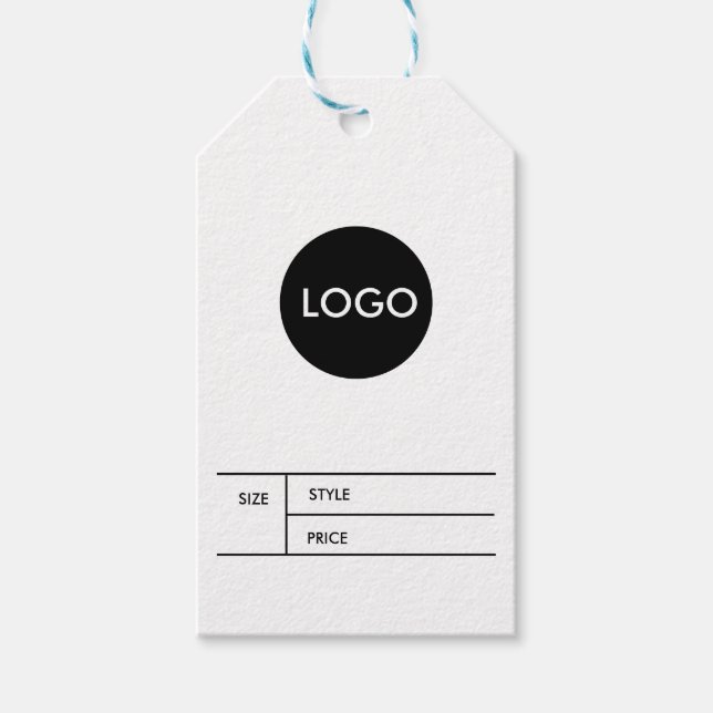 QR-Code-Markierung für Firmenlogos Geschenkanhänger (Vorderseite)