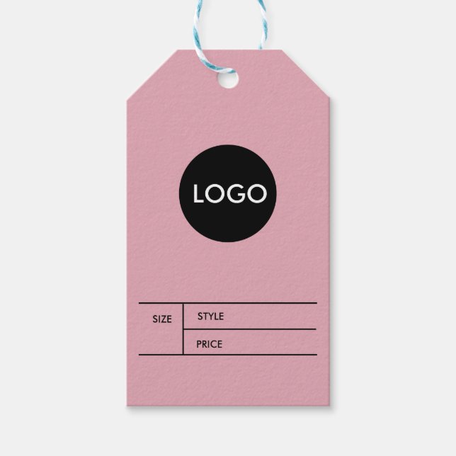 QR-Code-Markierung für Firmenlogos Geschenkanhänger (Vorderseite)