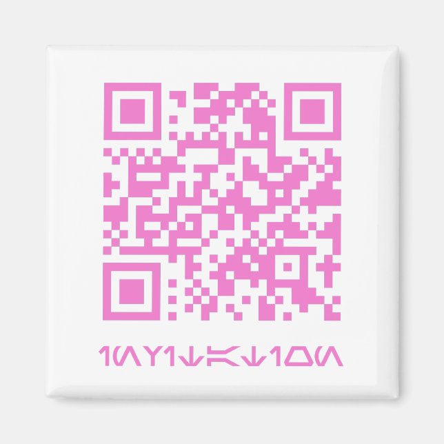 QR-Code-Meldung für das HOCO-Datum.b Magnet (Vorne)
