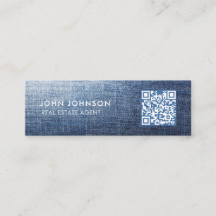 QR Code Mini-Visitenkarte Mini Visitenkarte