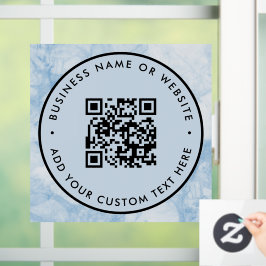 QR-Code | Minimale Scannierbarkeit Fensteraufkleber