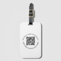 QR-Code | Minimalistisch Clean Simple White Scan M