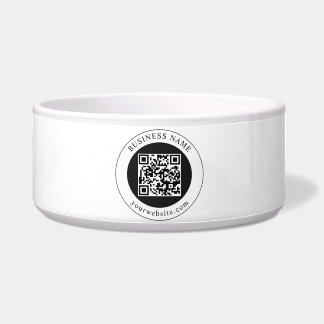 QR-Code mit editierbarem Firmennamen Napf