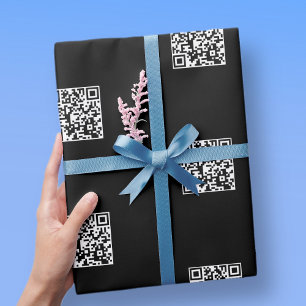 QR-Code mit Fliesenmuster sofort erstellen Geschenkpapier