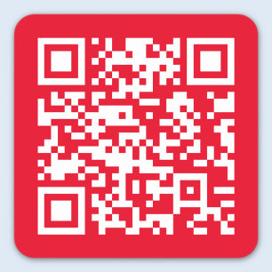 QR-Code mit jeder Website INSTANT GENERIEREN Quadratischer Aufkleber