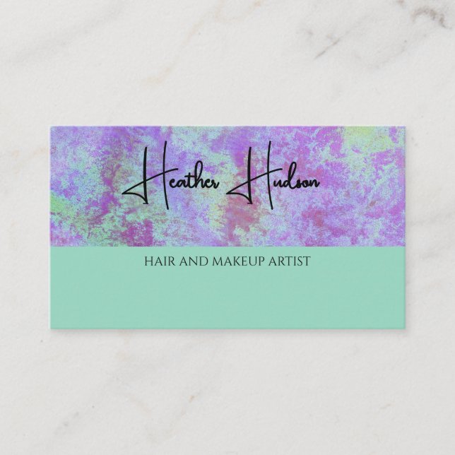 QR-Code Modern Business Card Visitenkarte (Vorderseite)