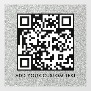 QR-Code Modern Einfach Stylisch Scannbar Fensteraufkleber