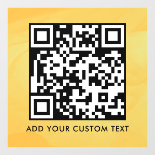 QR-Code Modern Einfach Stylisch Scannbar Fensteraufkleber