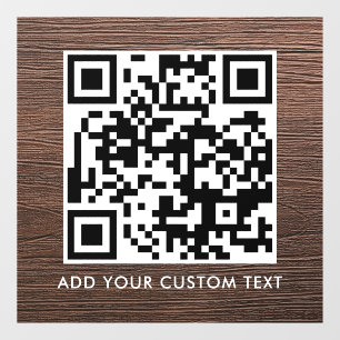 QR-Code Modern Einfach Stylisch Scannbar Fensteraufkleber