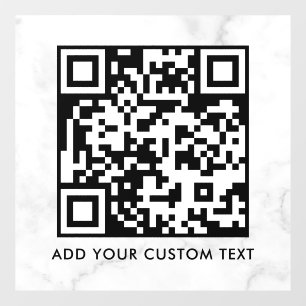 QR-Code Modern Einfach Stylisch Scannbar Fensteraufkleber