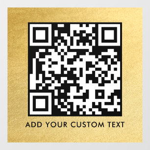 QR-Code Modern Einfach Stylisch Scannbar Fensteraufkleber