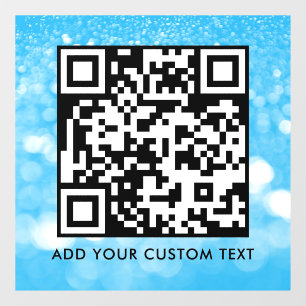 QR-Code Modern Einfach Stylisch Scannbar Fensteraufkleber