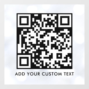 QR-Code Modern Einfach Stylisch Scannbar Fensteraufkleber