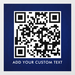 QR-Code Modern Einfach Stylisch Scannbar Fensteraufkleber