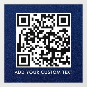 QR-Code Modern Einfach Stylisch Scannbar Fensteraufkleber