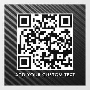 QR-Code Modern Einfach Stylisch Scannbar Fensteraufkleber