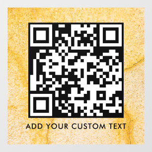 QR-Code Modern Einfach Stylisch Scannbar Fensteraufkleber