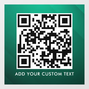 QR-Code Modern Einfach Stylisch Scannbar Fensteraufkleber