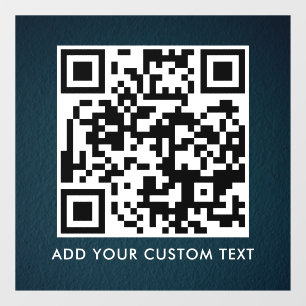 QR-Code Modern Einfach Stylisch Scannbar Fensteraufkleber
