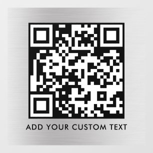 QR-Code Modern Einfach Stylisch Scannbar Fensteraufkleber